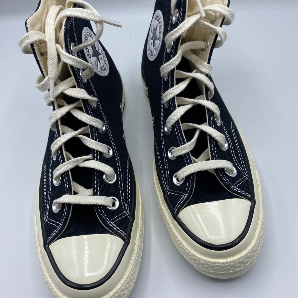 Converse Chuck 70 Canvas Hi Top. Black/Black/Egret